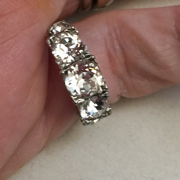 Two Beautiful 925 Sterling Silver rings, blue cat’s-eye and CZ - Picture 2 of 7